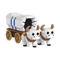 Oregon Trail POP! Rides Super Deluxe Vinyl Figur Ox & Wagon 15 cm