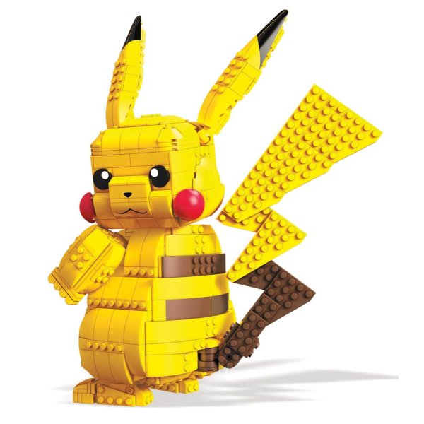 Pokémon Mega Construx Wonder Builders Construction Set Jumbo Pikachu 33 cm