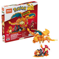 Pokémon Mega Construx Bauset Glumanda Evolutionsset