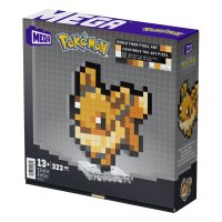 Pokémon MEGA Bauset Evoli Pixel Art