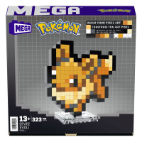 Pokémon MEGA Bauset Evoli Pixel Art