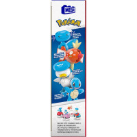 Pokémon MEGA Construction Set Water-Type Trainer Team Building Toy Kit