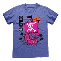 One Piece - Hes A Pirate ( Unisex Retro Royal Heather...