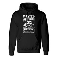 One Piece - Buggy ( Unisex Black Pullover Hoodie)