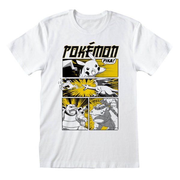 Pokemon - Anime Style Cover (Unisex White T-Shirt)