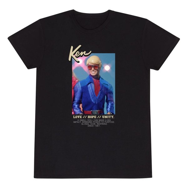 Barbie T-Shirt Ken Love Hope Unity Größe S