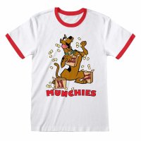 Scooby-Doo - Munchies (Unisex White Ringer T-Shirt)