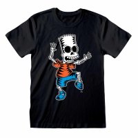 Simpsons T-Shirt Skeleton Bart Größe S