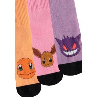 Pokemon Socken 3er-Pack Heads Colormix 35-38