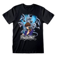 Yu-Gi-Oh - Kaiba Blue Eyes ( Unisex Black T-Shirt)