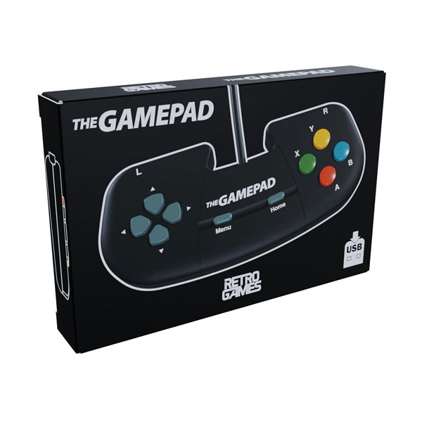 Multi THEGAMEPAD (black)  C64, C64 Mini, A500 Mini, 400 Mini, Spectrum, PC, Mac & Linu