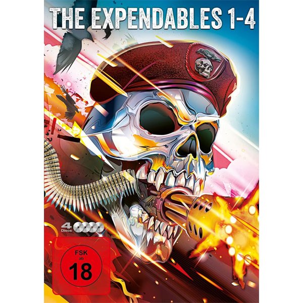 Expendables 1-4, The (DVD)   4Disc