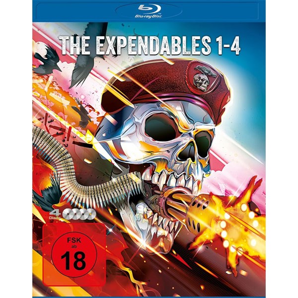 Expendables 1-4, The (BR)  4Disc